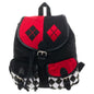 DC Comics Harley Quinn Diamonds Checkered Backpack Bioworld