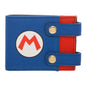Super Mario Bros Symbol Overalls Bifold Snap Wallet Bioworld