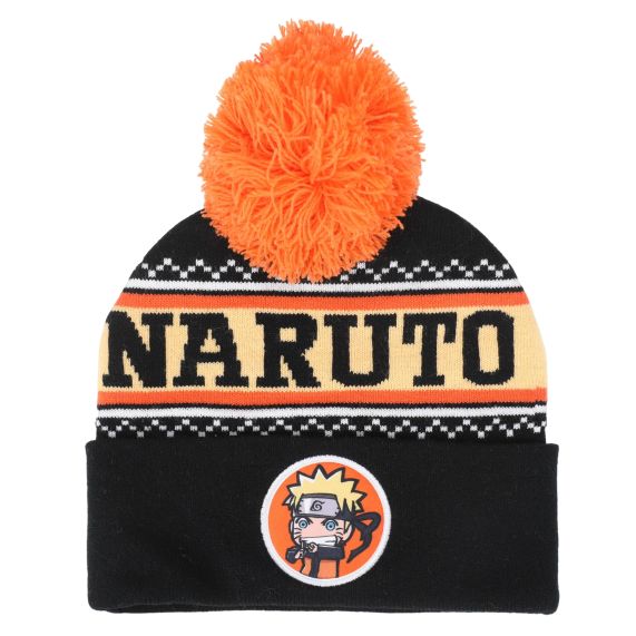 Naruto Chibi Jacquard Pom Beanie