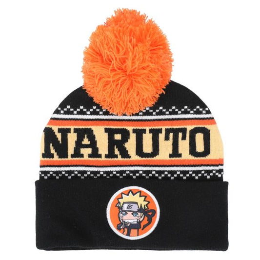 Naruto Chibi Jacquard Pom Beanie Bioworld