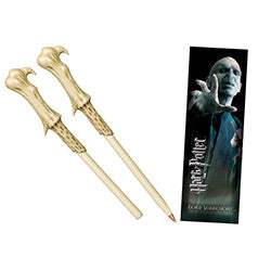 HARRY POTTER WAND PEN & BOOKMARK VOLDEMORT Confiserie et cie