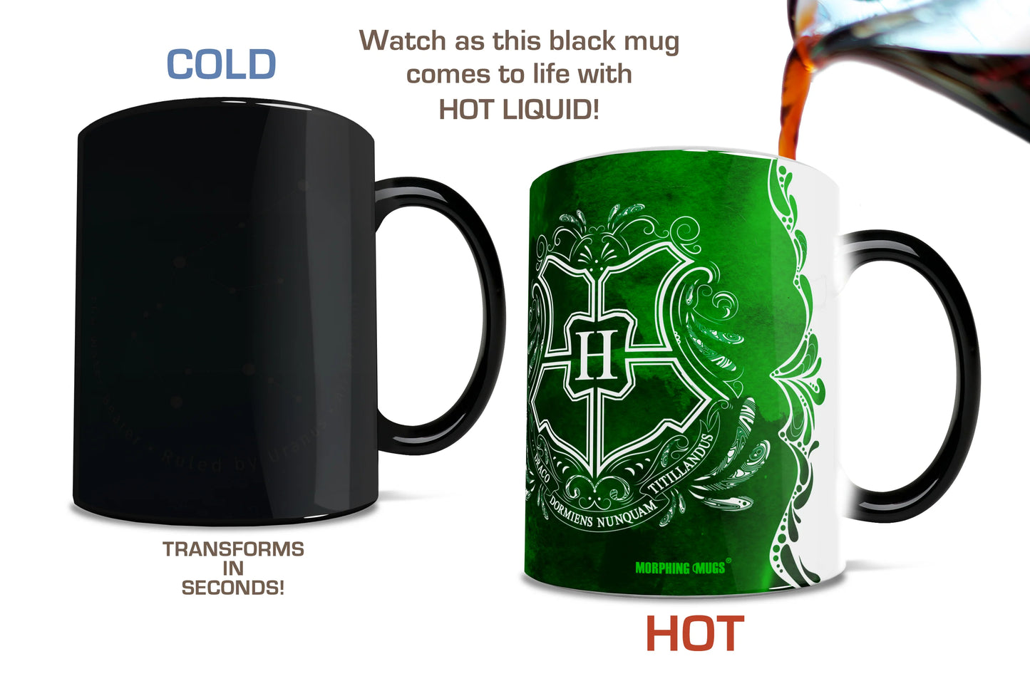 Harry Potter (Slytherin - Aguamenti) Morphing Mugs® Heat-Sensitive Mug