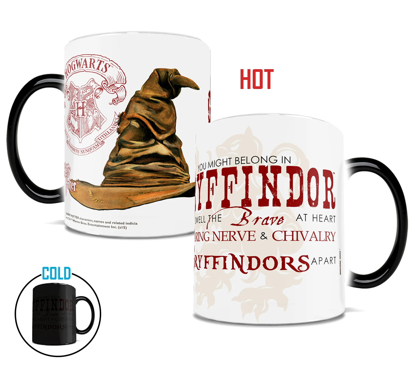 Harry Potter (Sorting Hat Gryffindor) Morphing Mugs® Heat Sensitive Mug