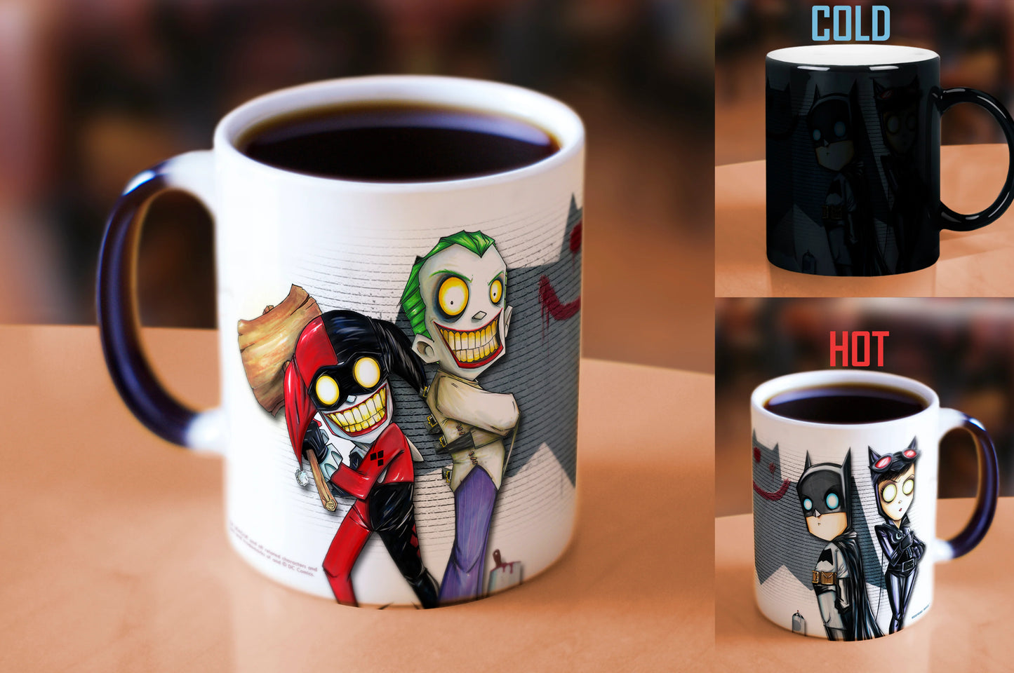 DC Comics (Justice League - Graffiti Batman) Morphing Mugs® Heat-Sensitive Mug