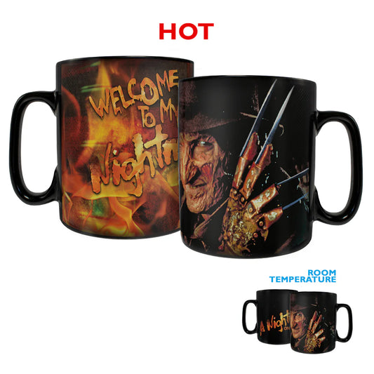 A Nightmare On Elm Street (Freddy Krueger) Morphing Mugs® Heat-Sensitive Clue Mug