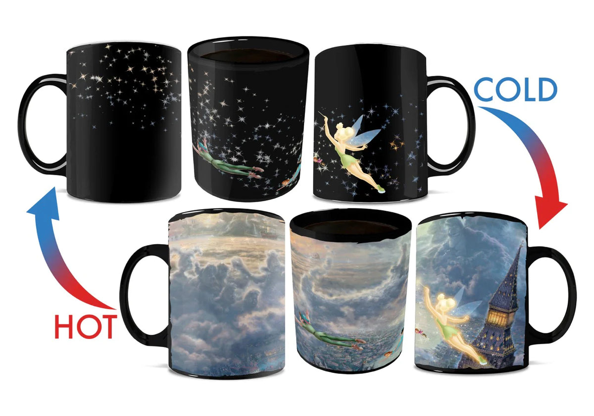 Disney (Tinker Bell and Peter Pan Fly to Never Land) Morphing Mugs® Heat-Sensitive Clue Mug