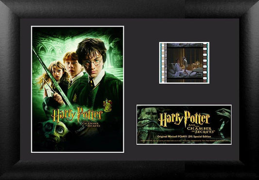 Harry Potter and the Chamber Of Secrets (Movie Poster) Minicell FilmCells Framed Desktop Presentation