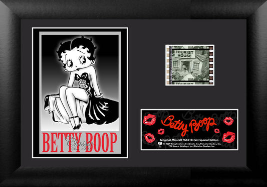 Betty Boop (Black and White Gown) Minicell FilmCells Framed Desktop Presentation