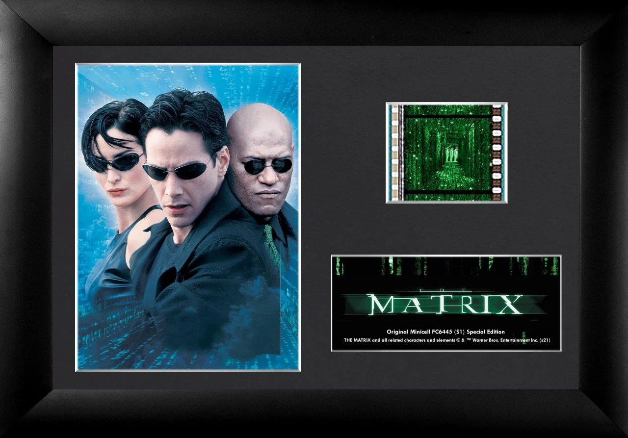 The Matrix (S1) Minicell FilmCells Framed Desktop Presentation