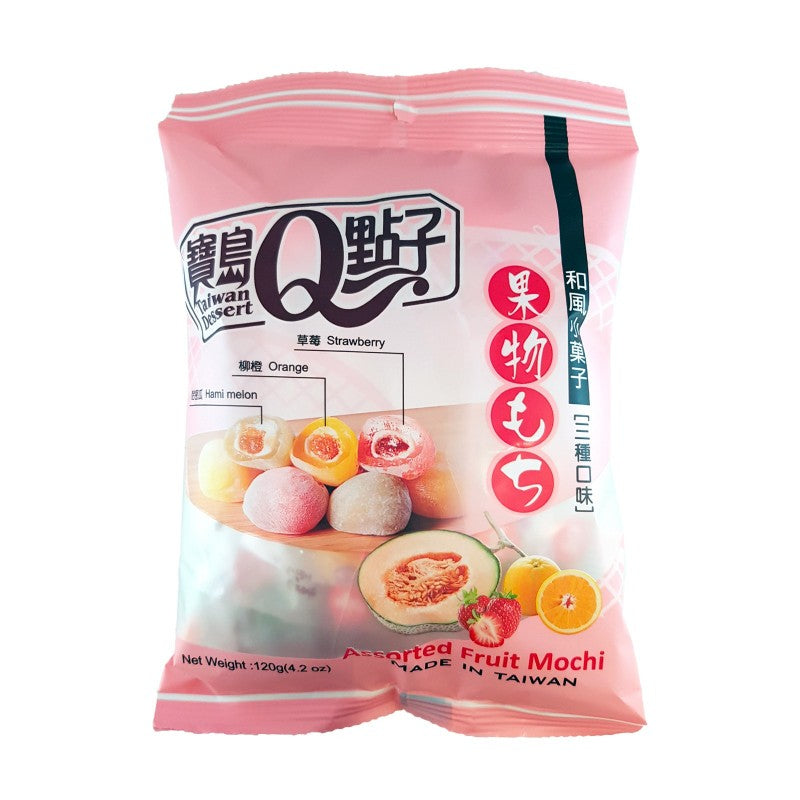 Mochi assortis fruit