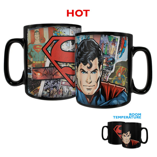 DC Comics (Superman - Papercut Comic Logo) Morphing Mugs® Heat-Sensitive Clue Mug