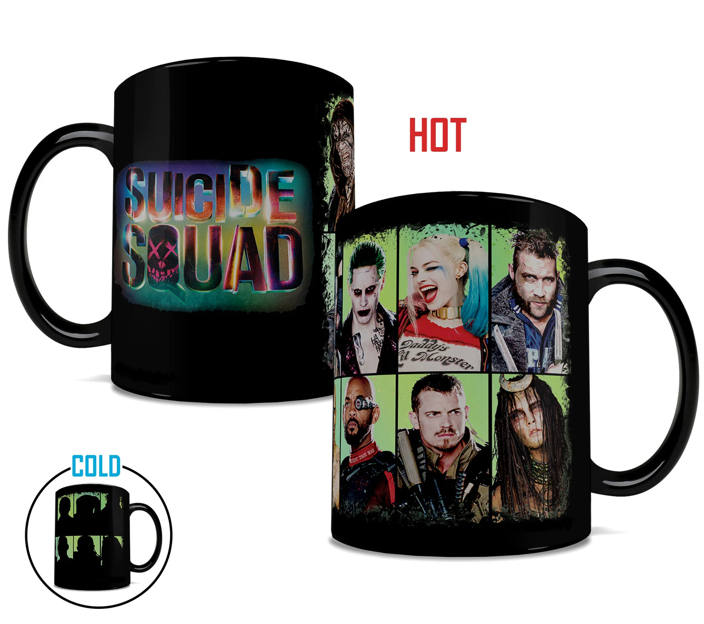 Suicide Squad (Worst Heroes Ever) Morphing Mugs® Heat-Sensitive Clue Mug