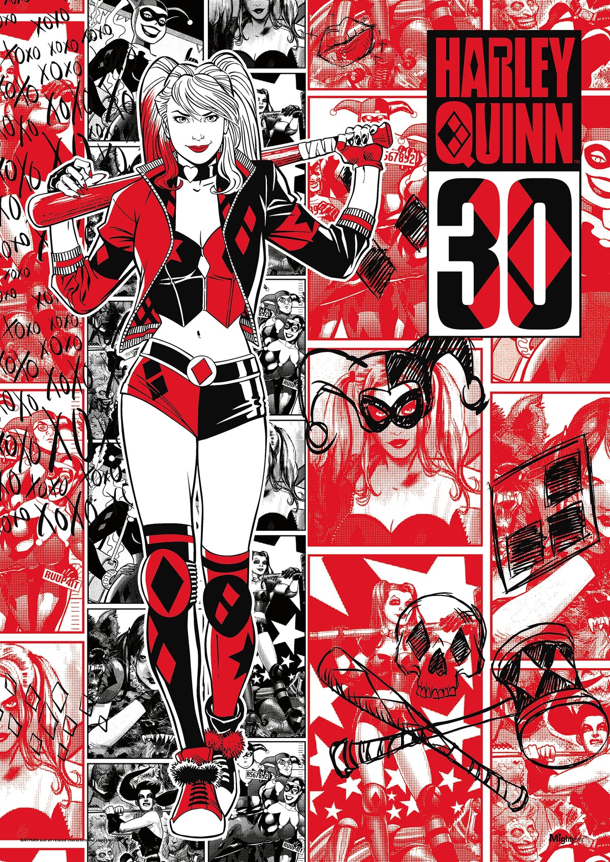 DC Comics (Harley Quinn - 30th Anniversary) MightyPrint™ Wall Art
