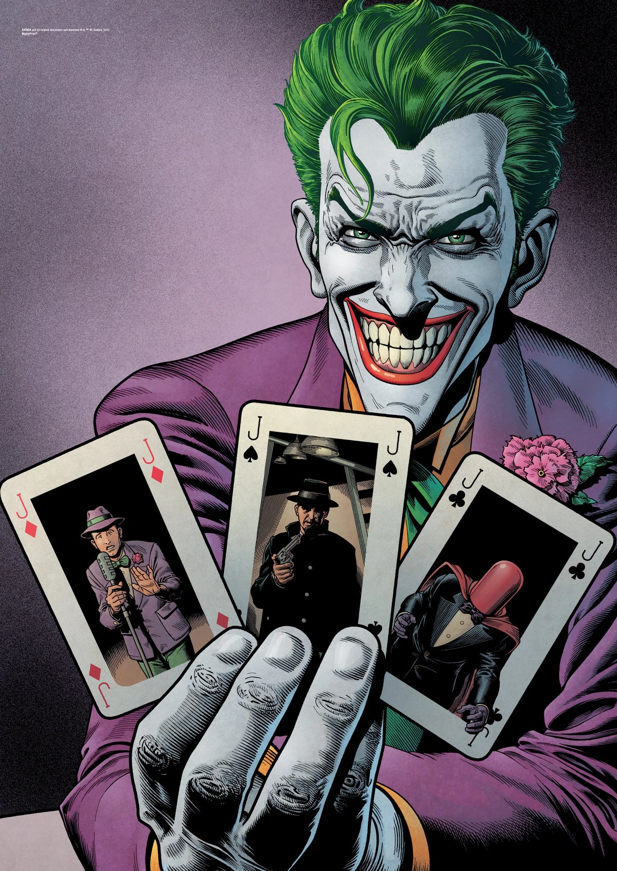 DC Comics (Joker - Cards) MightyPrint™ Wall Art