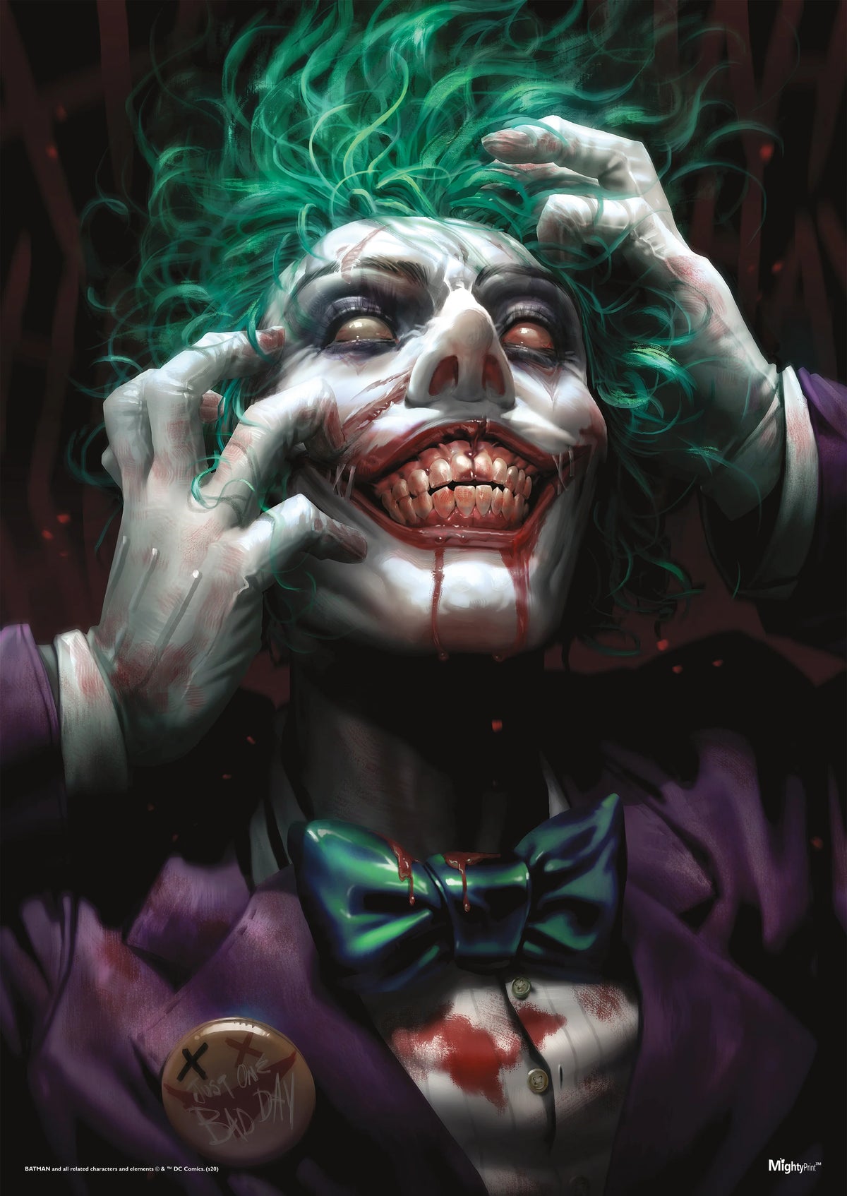 DC Comics (Joker - DCeased Zombie) MightyPrint™ Wall Art