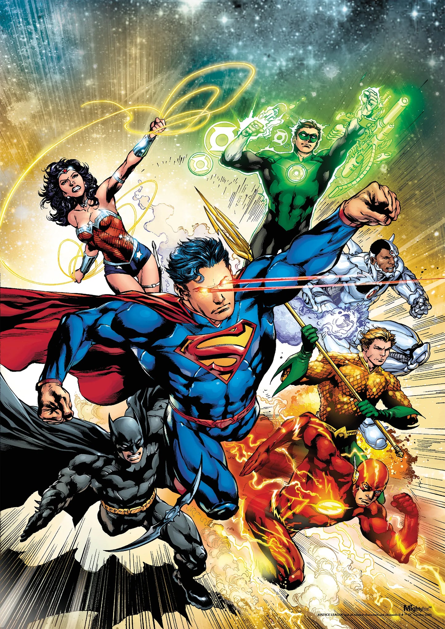 DC Comics (Justice League - Cosmos) MightyPrint™ Wall Art