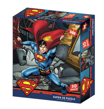 Superman Strength DC Comics 3D Jigsaw Puzzle 32523 500pc
24x18"