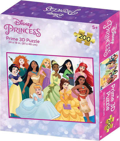 Princess Disney 3D Jigsaw Puzzle 32567 200pc 24x18"