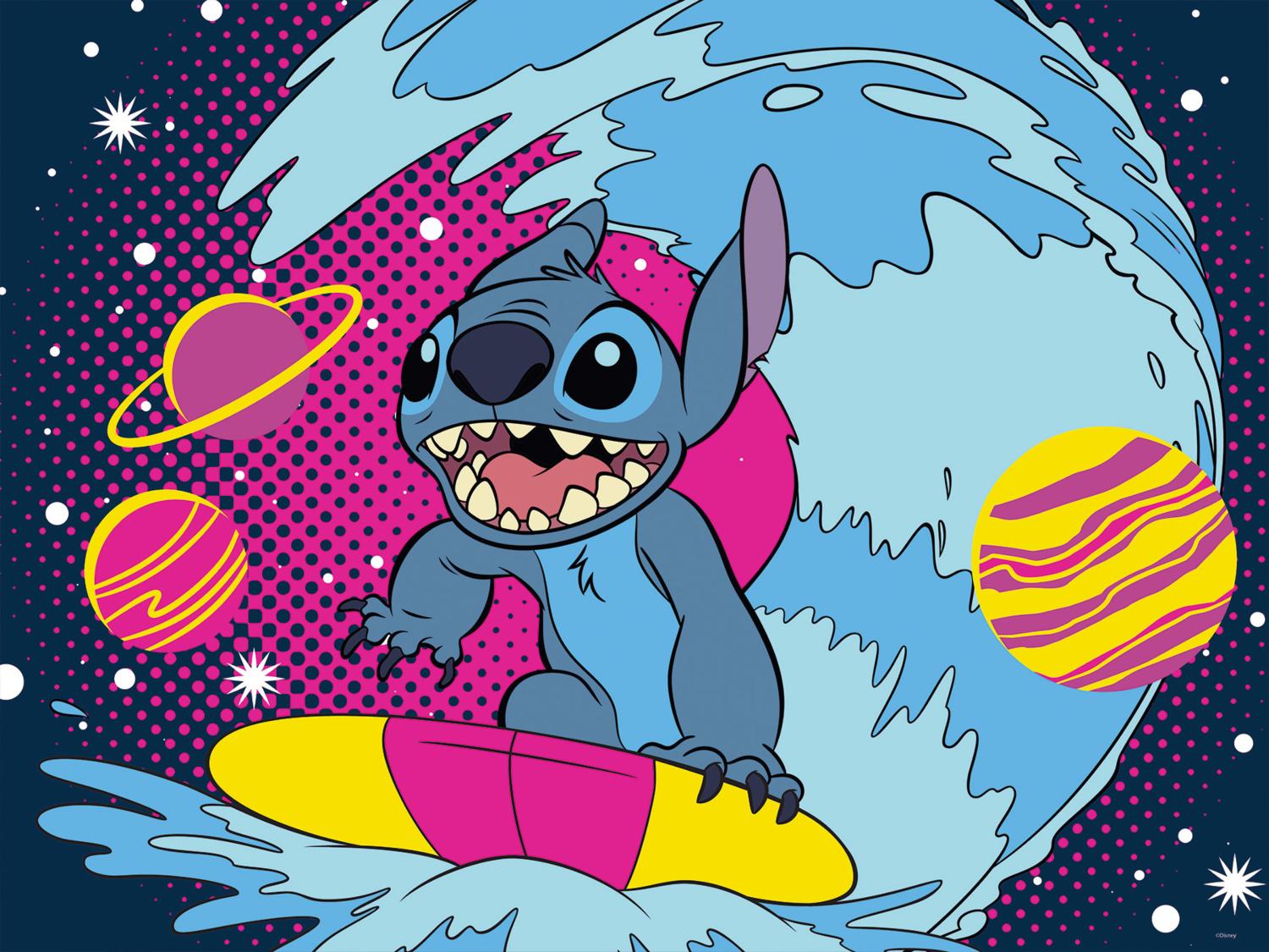 Disney Stitch Surf 500pc 24x18" 1di