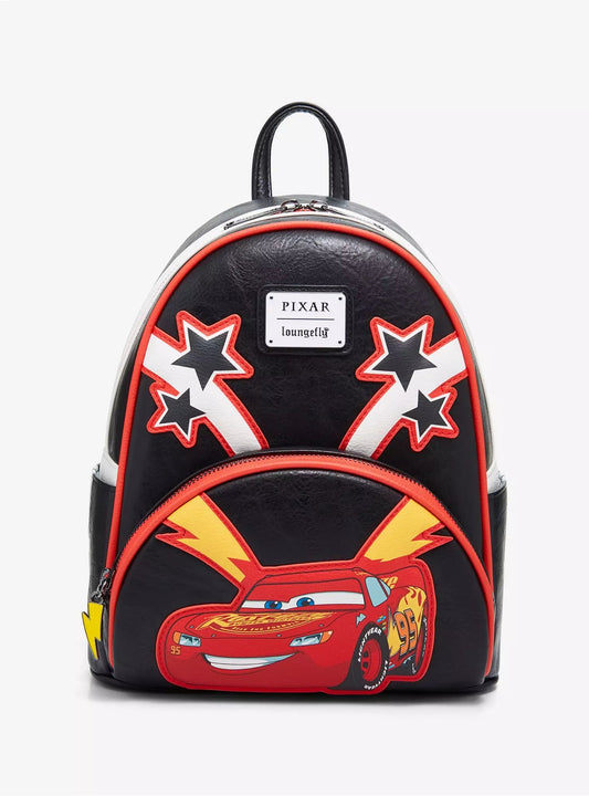 Loungefly Disney Pixar Cars Lightning McQueen Kachow Mini Backpack HT/BL