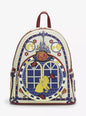 Loungefly Disney Beauty and the Beast Mosaic Mini Backpack HT/BL