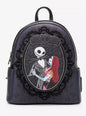 Loungefly Disney The Nightmare Before Christmas Jack and Sally Lovers Portrait Mini Backpack HT/BL