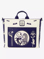 Loungefly Disney The Nightmare Before Christmas Jack Skellington & Sally Night Sky Convertible Backpack and Tote Crossbody Bag HT/BL