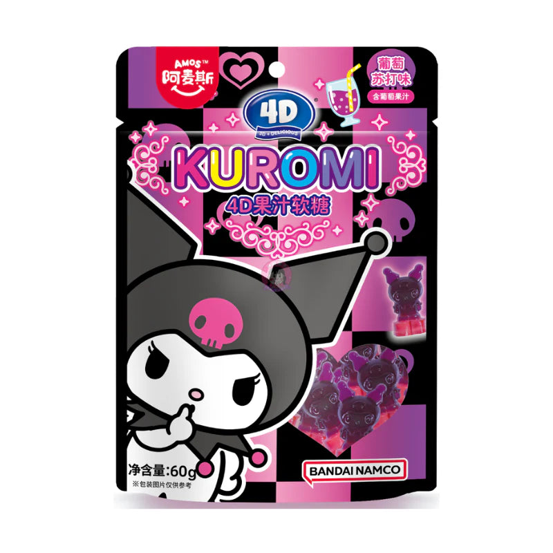 Amos Bandai 4D Kuromi Gummies 60g