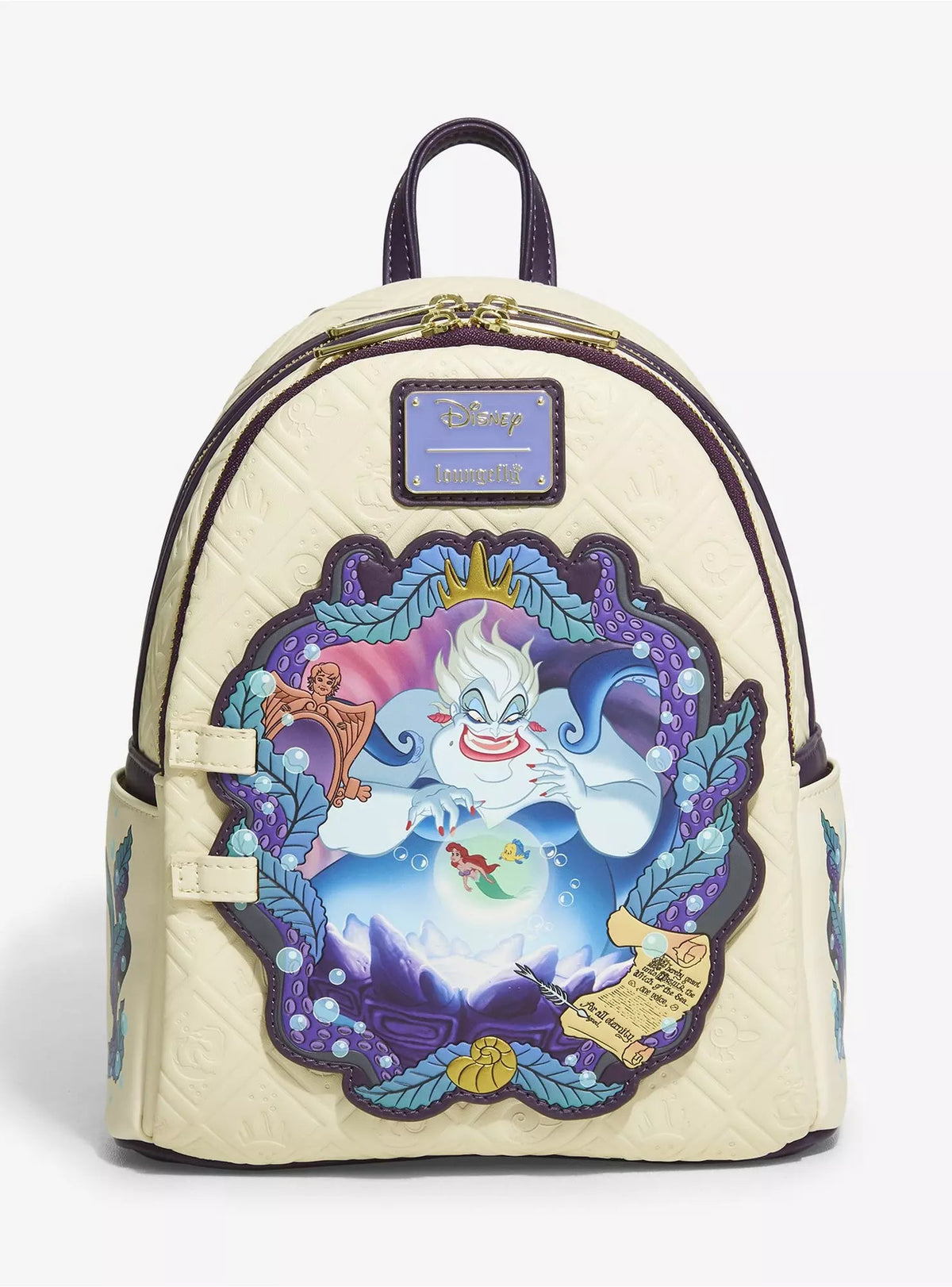 Loungefly Disney The Little Mermaid Ursula Magical Projection Door Mini Backpack HT/BL