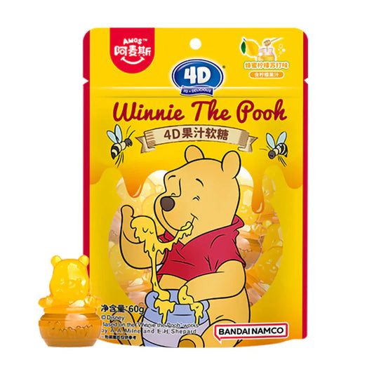 Amos Bandai 4D Winnie the Pooh Gummies 60g