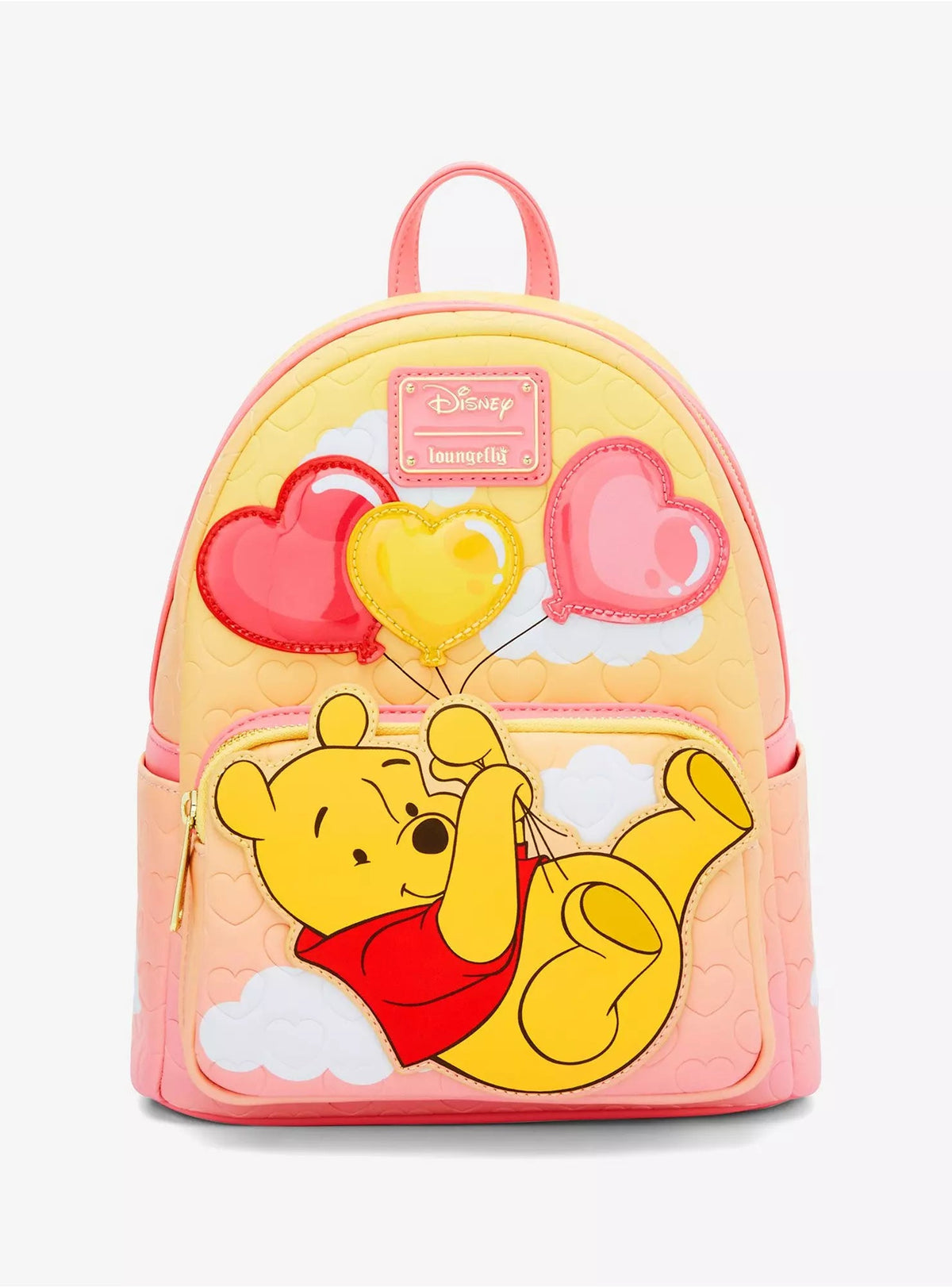 Loungefly Disney Winnie the Pooh Heart Balloon Pooh Bear Mini Backpack HT/BL