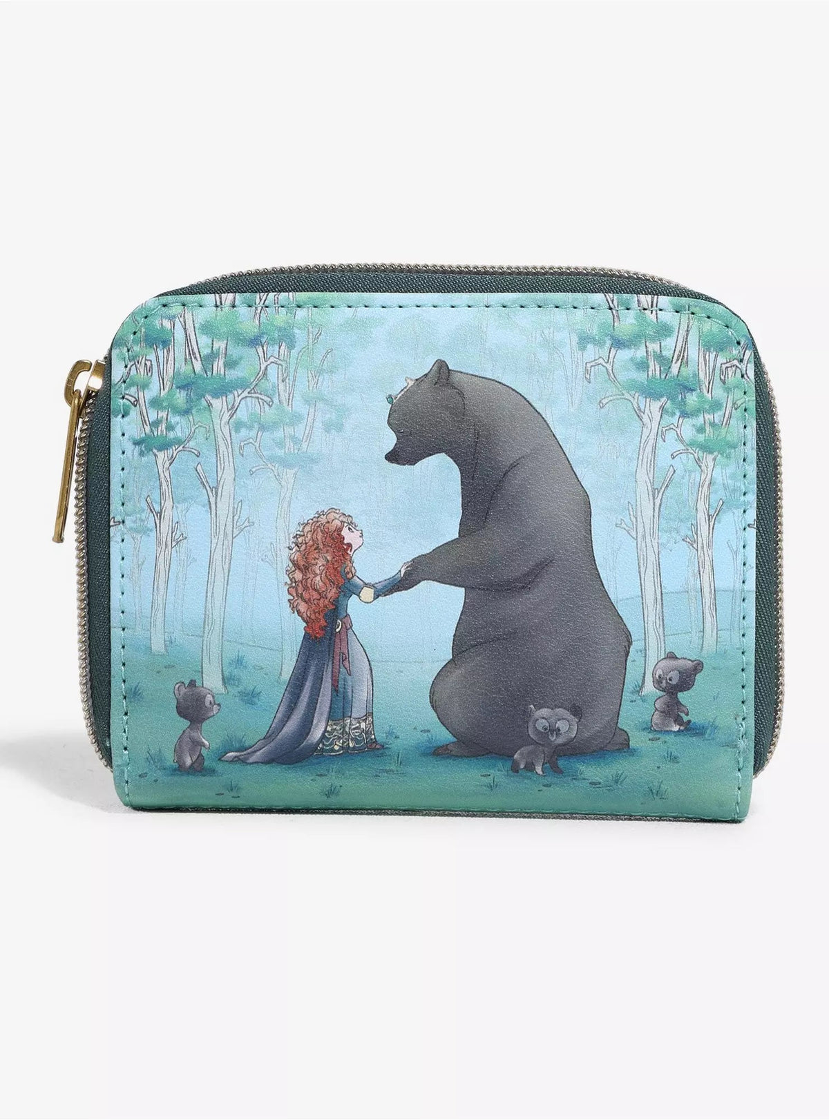 Loungefly Disney Pixar Brave Merida Bears Mini Zipper Wallet HT/BL