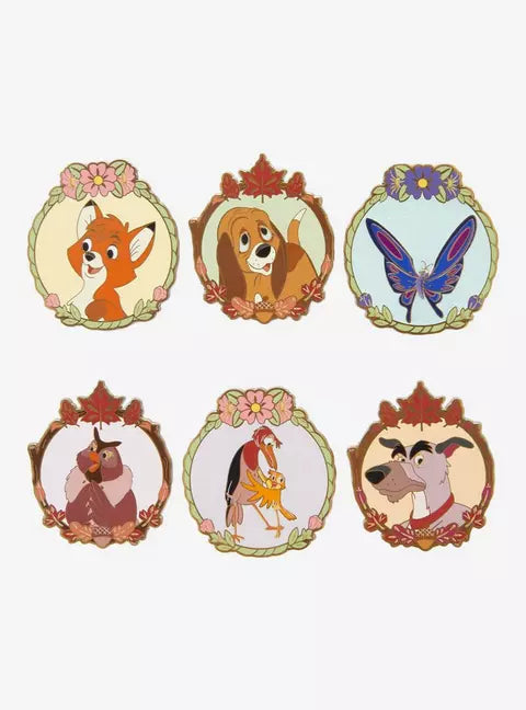 Loungefly Disney The Fox And The Hound Character Frame Blind Box Enamel Pin HT/BL