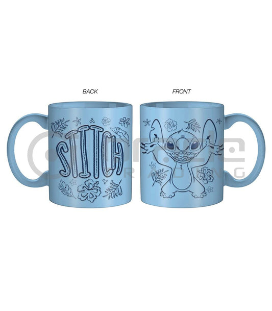 Lilo & Stitch Jumbo Mug – Excited (Wax Resistant) Silver Buffalo