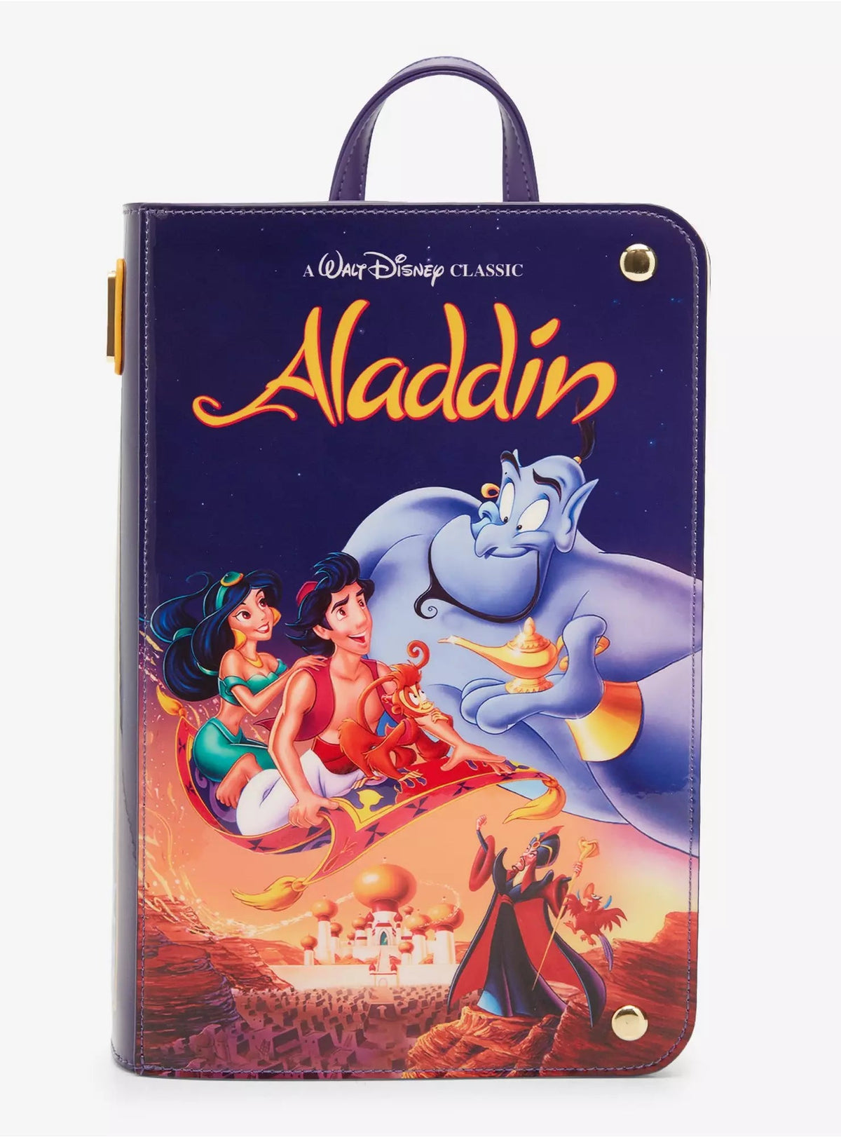 Loungefly Disney Aladdin VHS Cover Figural Mini Backpack HT/BL