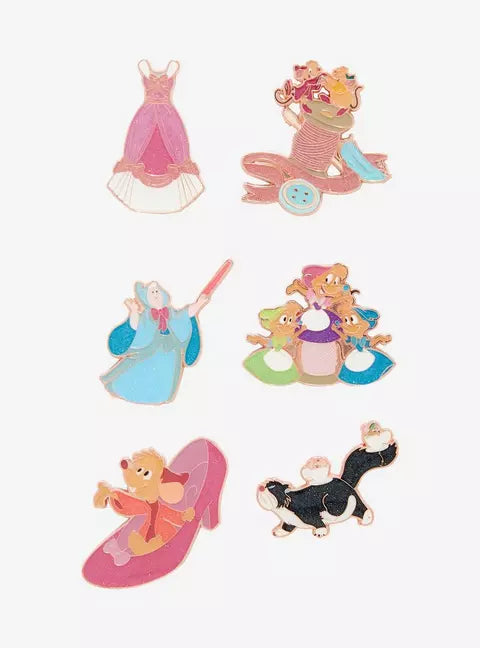 Loungefly Disney Cinderella 70th Anniversary Blind Box Enamel Pin HT/BL