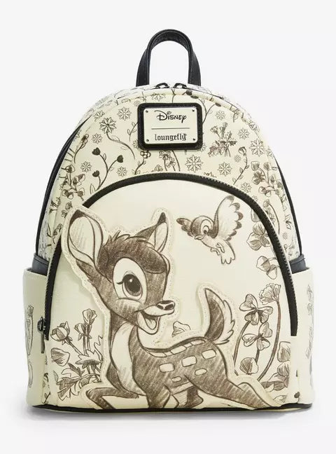Loungefly Disney Bambi Sketched Mini Backpack HT/BL