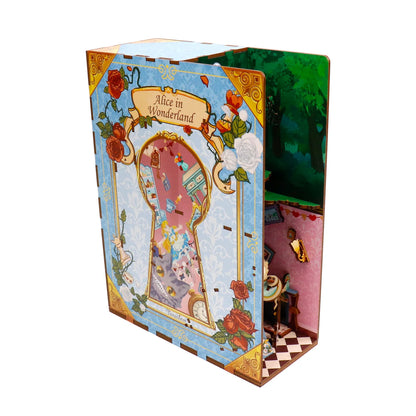 MINI-décor de bibliothèque - ALICE IN WONDERLAND