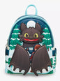 Loungefly DreamWorks How to Train Your Dragon Winter Scene Mini Backpack HT/BL