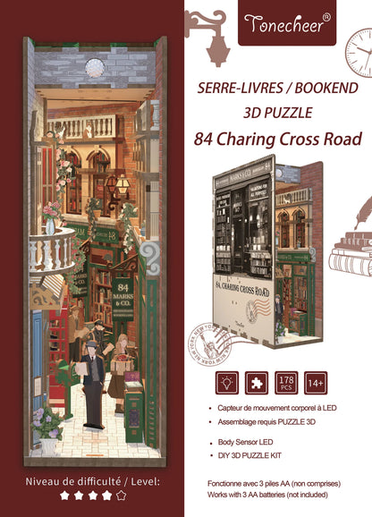 MINI-décor de bibliothèque - 84 CHARING CROSS ROAD