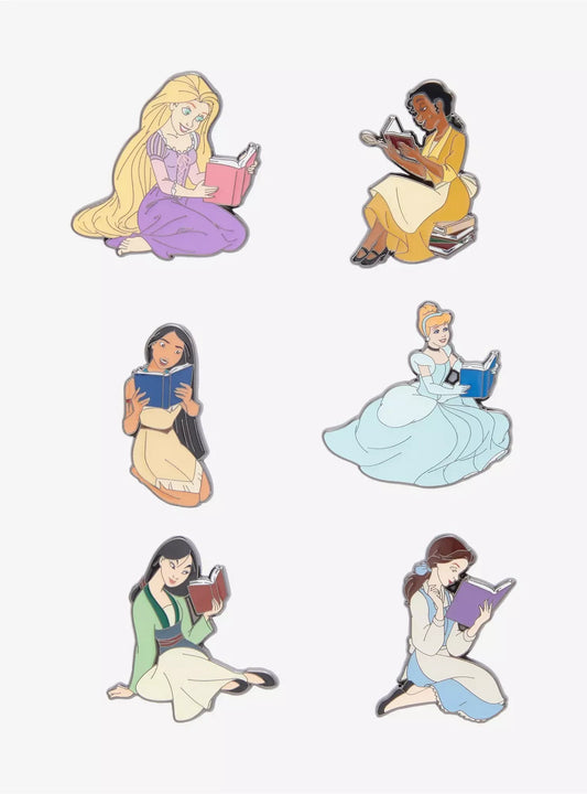 Loungefly Disney Princess Reading Blind Box Enamel Pin HT/BL