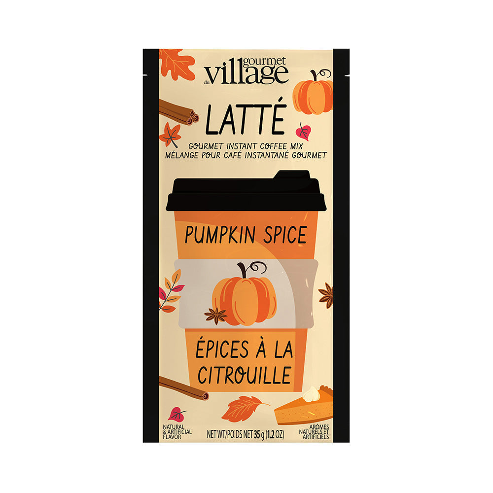 CAFÉ INSTANTANÉ/ CITROUILLE ÉPICES LATTE
MINI Village gourmet