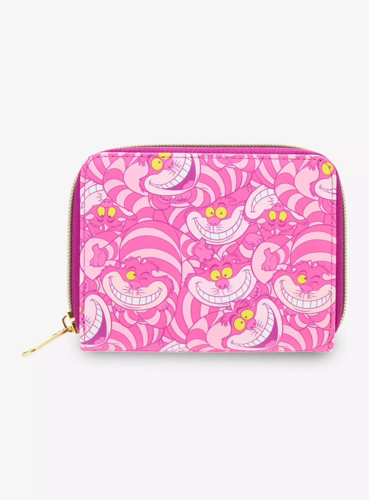 Loungefly Disney Alice In Wonderland Cheshire Cat Collage Mini Zipper Wallet HT/BL