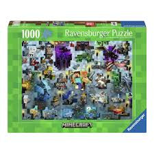 Minecraft - Mobs CHALLENGE 1000 pc Puzzle Ravensburger