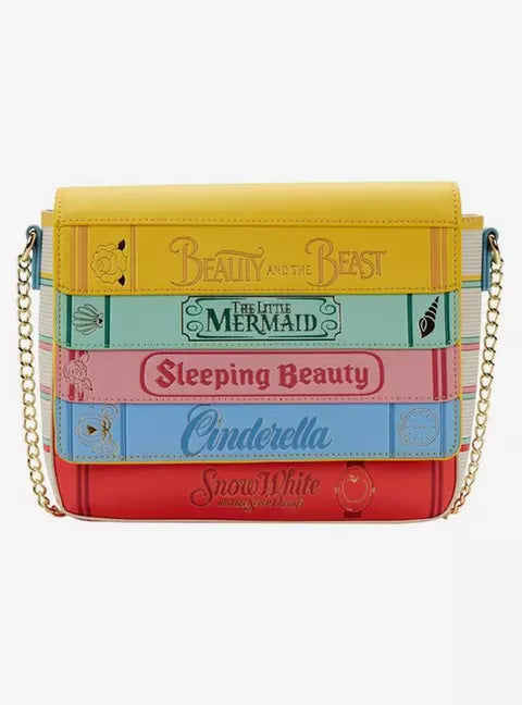 Loungefly Disney Princesses Books Figural Crossbody Bag HT/BL