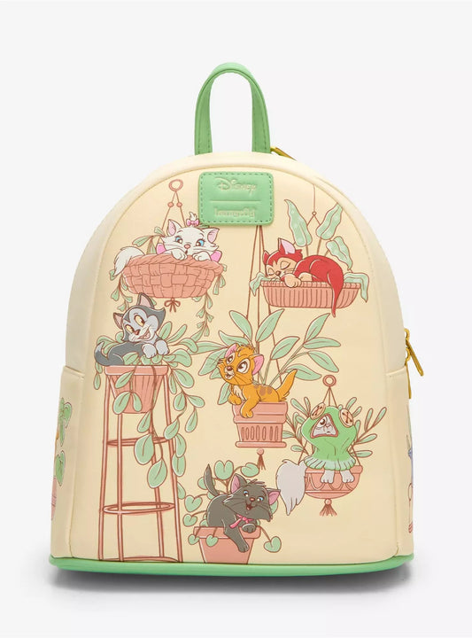 Loungefly Disney Cats & Plants Mini Backpack HT/BL