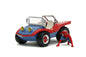 Jada 1/24 "Hollywood Rides" Spider-Man Buggy With Spider-Man HPD