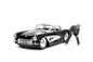 Jada 1/24 "Hollywood Rides" 1957 Corvette with The Wolfman HPD