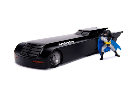 Jada 1/24 "Batman Animated Series" Batmobile W/Batman Figure HPD