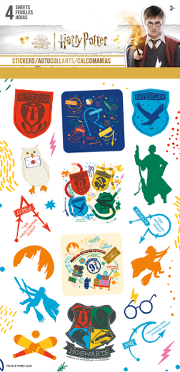 HARRY POTTER - DOODLEICIOUSE-STANDARD 4 SHEET STICKERS Trends